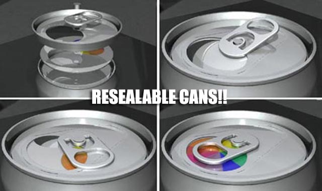 Resealable Cans
